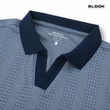  ÁO POLO NAM CÁ SẤU CỔ V BLOOK PREMIUM V-PATTERN 30612 