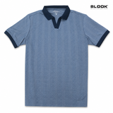  ÁO POLO NAM CÁ SẤU CỔ V BLOOK PREMIUM V-PATTERN 30612 