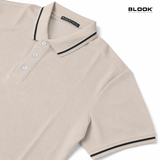 ÁO POLO NAM GÂN TĂM BLOOK STYLE FINE RIB 36038 