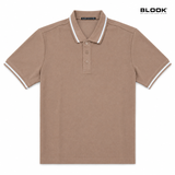  ÁO POLO NAM GÂN TĂM BLOOK STYLE FINE RIB 36038 