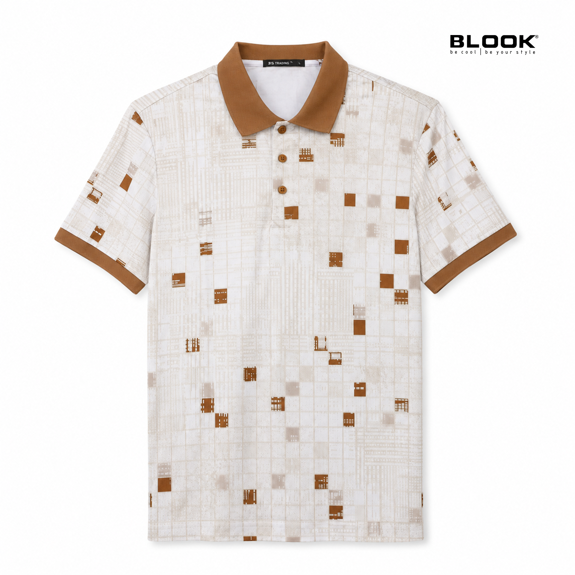  ÁO POLO THỂ THAO NAM IN HOẠ TIẾT BLOOK STYLE 36084 