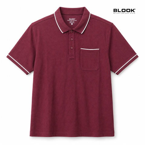  ÁO POLO NAM CÓ TÚI BLOOK PREMIUM POCKET 36056 