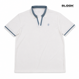  ÁO POLO NAM COTTON GÂN CỔ V BLOOK PREMIUM V-LINE 35992 