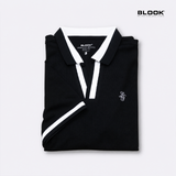  ÁO POLO NAM COTTON GÂN CỔ V BLOOK PREMIUM V-LINE 35992 