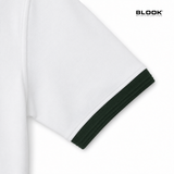  POLO NAM BASIC MÀU TRẮNG CỔ TRƠN BLOOK 36066 