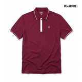  ÁO POLO NAM COTTON DỆT VÂN BLOOK PREMIUM SIGNATURE 35967 
