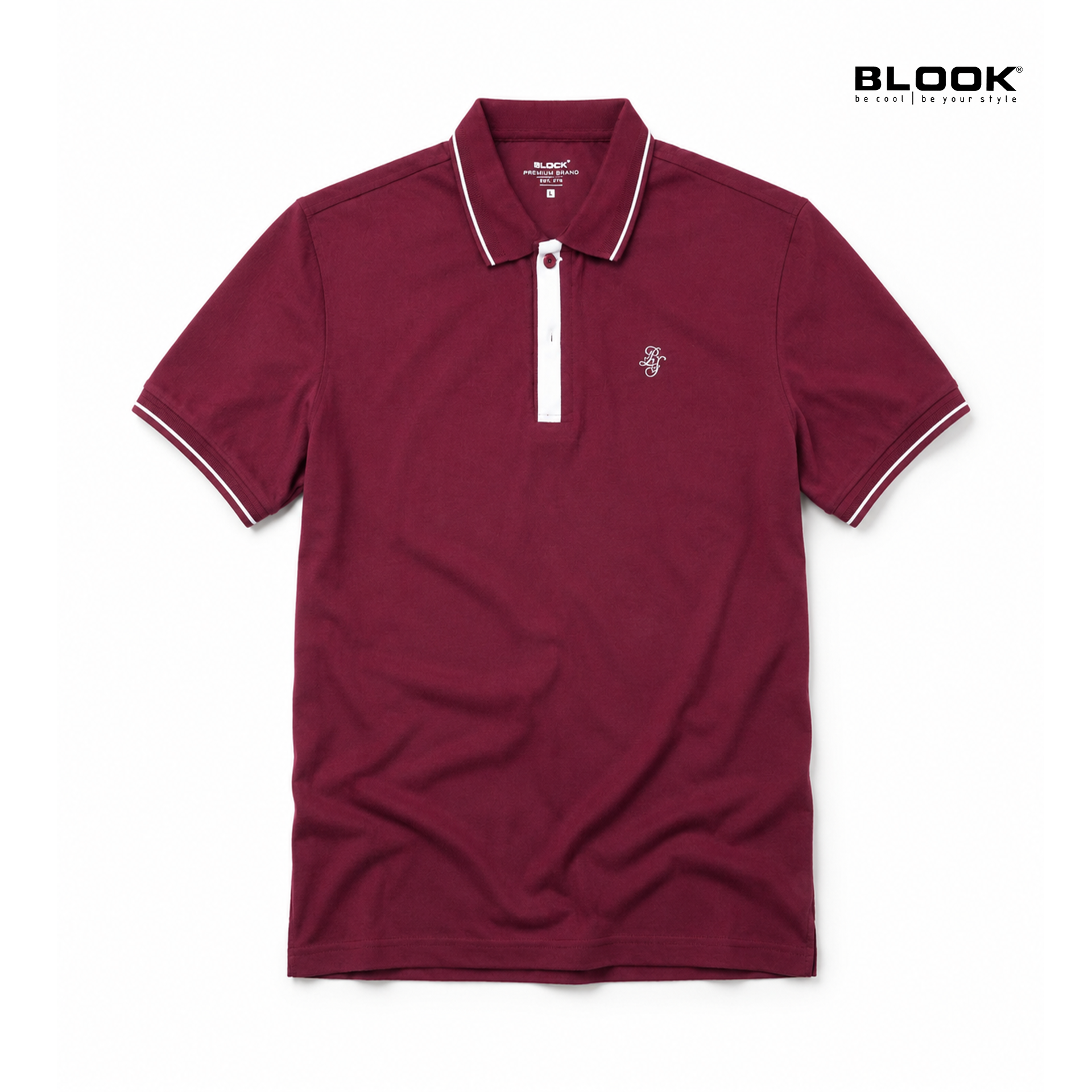  ÁO POLO NAM COTTON DỆT VÂN BLOOK PREMIUM SIGNATURE 35967 
