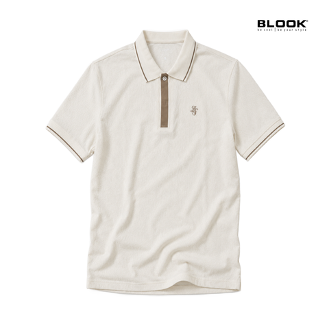  ÁO POLO NAM COTTON DỆT VÂN BLOOK PREMIUM SIGNATURE 35967 