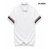  ÁO POLO NAM COTTON TRƠN PHỐI TAY BLOOK PREMIUM ACCENT 36015 