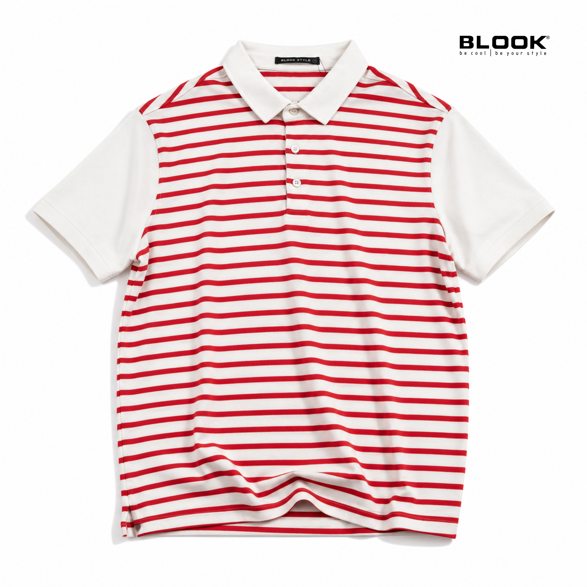  ÁO POLO NAM SỌC NGANG BLOOK STYLE BRETON 35853 
