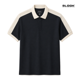  ÁO POLO NAM LIỀN VAI BASIC MÀU XÁM ĐẬM BLOOK 36070 