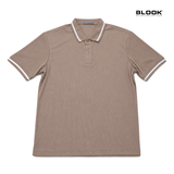  ÁO POLO NAM COTTON GÂN TĂM BLOOK STYLE FINE RIB 35997 