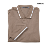  ÁO POLO NAM COTTON GÂN TĂM BLOOK STYLE FINE RIB 35997 