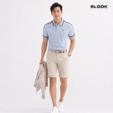 ÁO POLO NAM JACQUARD BLOOK PREMIUM SIGNATURE 36059 