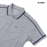  ÁO POLO NAM JACQUARD BLOOK PREMIUM SIGNATURE 36059 