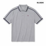  ÁO POLO NAM JACQUARD BLOOK PREMIUM SIGNATURE 36059 