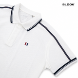  ÁO POLO NAM JACQUARD BLOOK PREMIUM SIGNATURE 36059 