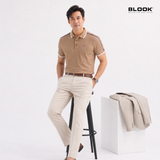  ÁO POLO NAM JACQUARD BLOOK PREMIUM SIGNATURE 36059 