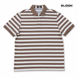  ÁO POLO NAM COTTON SỌC NGANG BLOOK STYLE MULTI STRIPE 35907 