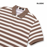  ÁO POLO NAM COTTON SỌC NGANG BLOOK STYLE MULTI STRIPE 35907 