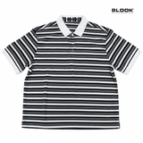  ÁO POLO NAM COTTON SỌC NGANG BLOOK STYLE MULTI STRIPE 35907 