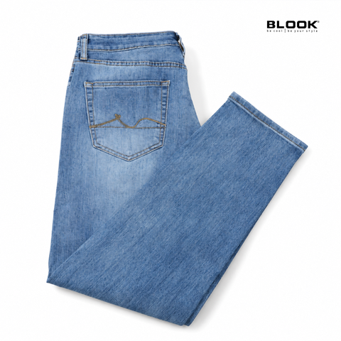  QUẦN JEAN NAM DÁNG SUÔNG BLOOK STYLE DENIM 30310 