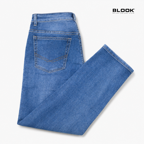  QUẦN JEAN NAM DÁNG SUÔNG BLOOK STYLE NAVY 30313 