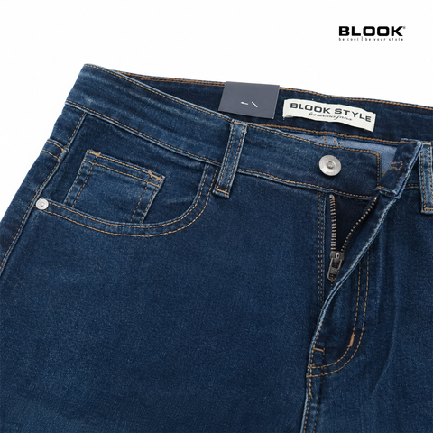  QUẦN JEAN NAM DÁNG SUÔNG BLOOK STYLE NAVY 30314 