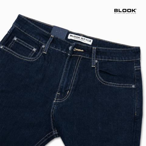  QUẦN JEAN NAM DÁNG SUÔNG BLOOK STYLE NAVY 30309 