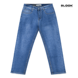  QUẦN JEAN NAM DÁNG SUÔNG BLOOK STYLE NAVY 30313 