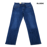  QUẦN JEAN NAM DÁNG SUÔNG BLOOK STYLE NAVY 30312 