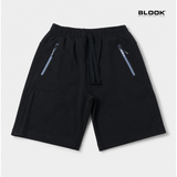  QUẦN THỂ THAO SHORT NAM VẢI NỈ ĐEN BLOOK 35657 