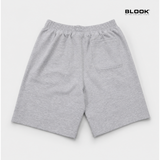  QUẦN THỂ THAO SHORT NAM VẢI NỈ XÁM MUỐI BLOOK 35709 