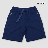  QUẦN THỂ THAO SHORT NAM WAFFLE XANH NAVY BLOOK (có túi sau) 36090 