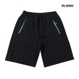  QUẦN THỂ THAO SHORT NAM VẢI NỈ ĐEN BLOOK 35657 