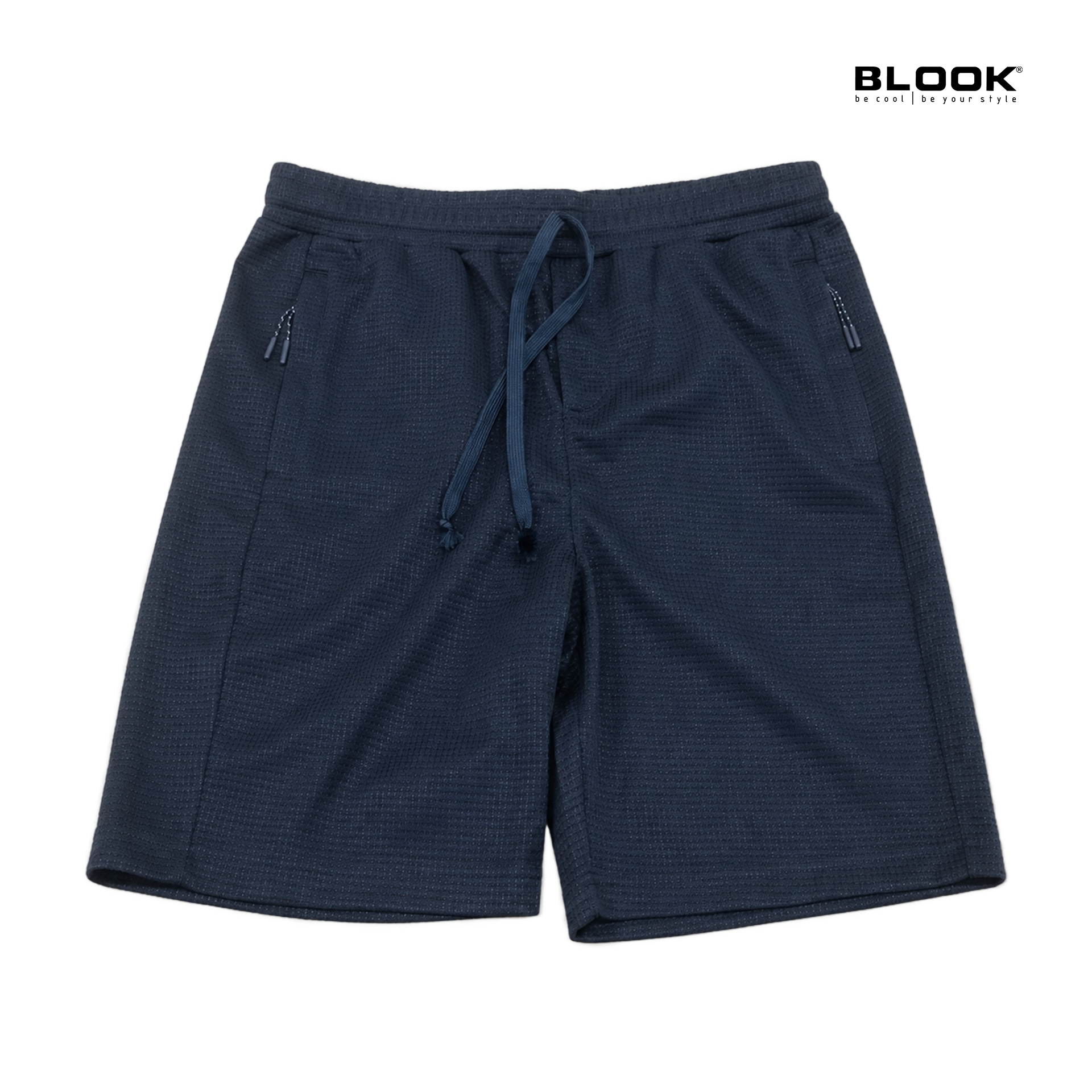  QUẦN THỂ THAO SHORT NAM WAFFLE ĐEN BLOOK (Có Túi Sau) 35709 