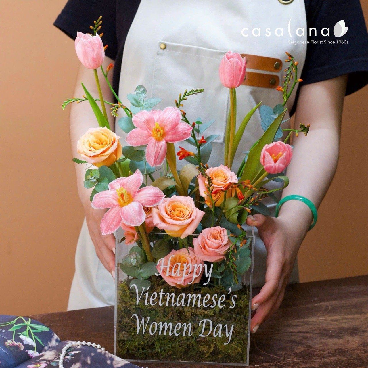  Box Tulip x Hồng Shimmer 