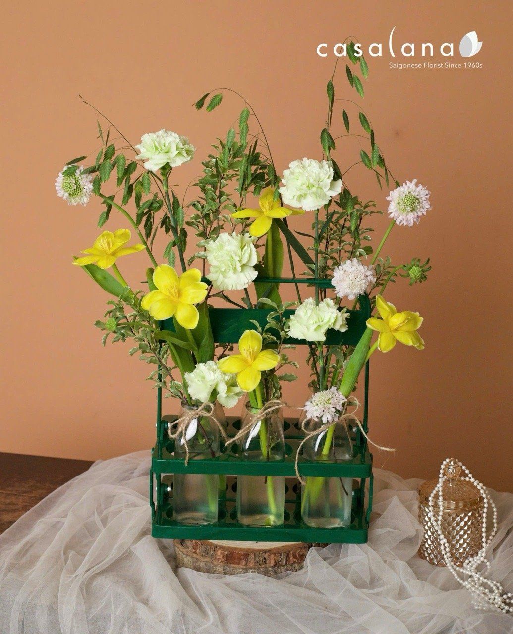  Set Hoa Thả Bình Tulip Vàng 20.10 