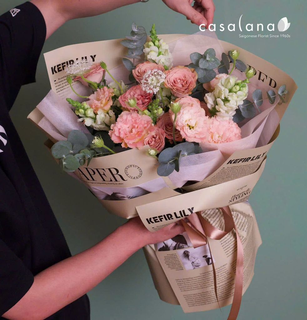  Bó Hồng Capu Mix 