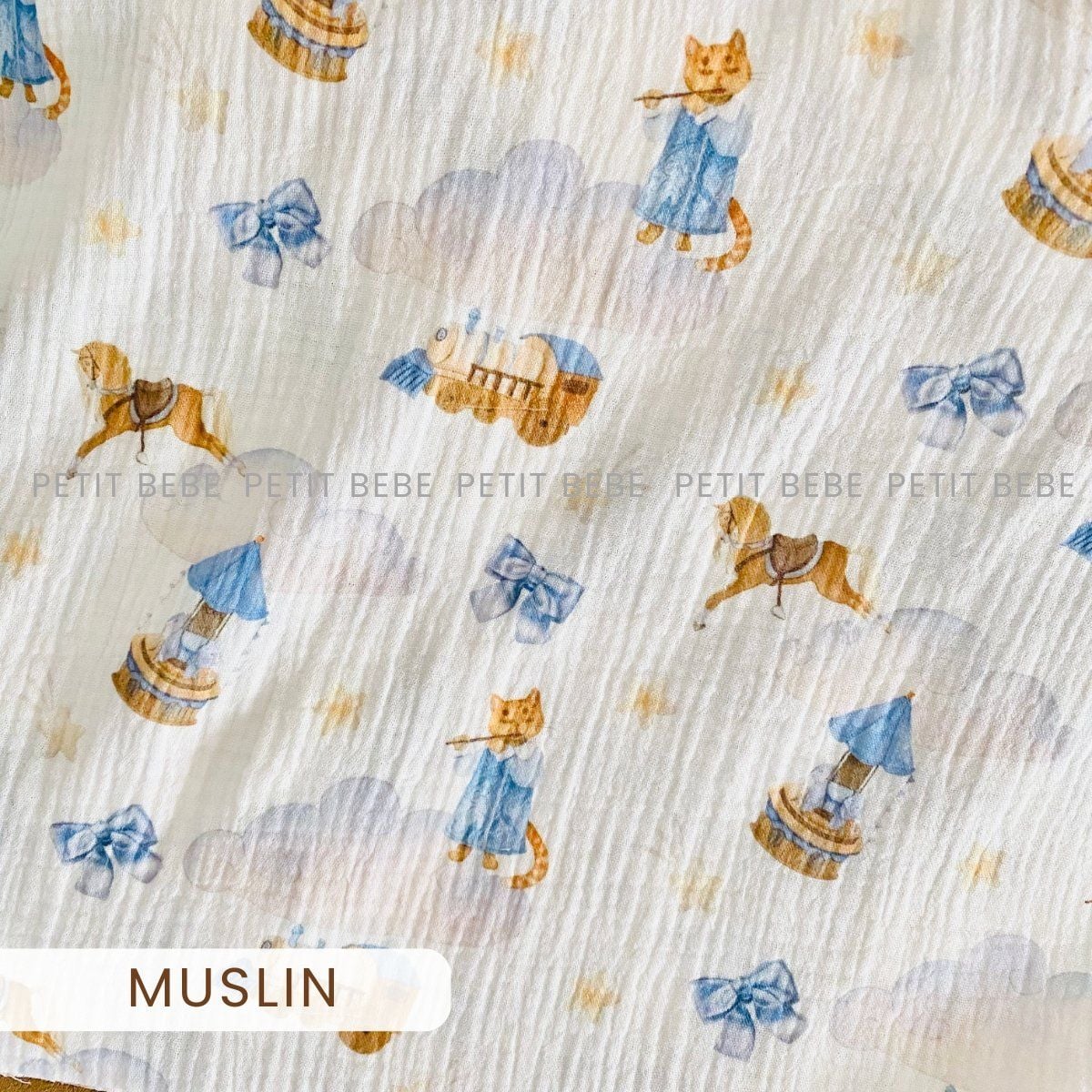  Album vải muslin Petit Bebe (kéo qua phải để xem nhiều mẫu vải) 