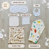  Bộ chăn gối sơ sinh Petit Bebe 