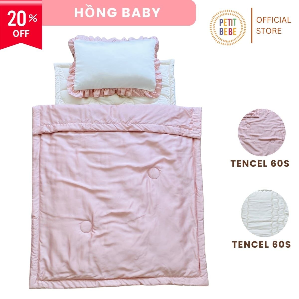  Bộ chăn gối gấp gọn - Chăn to hơn nệm 