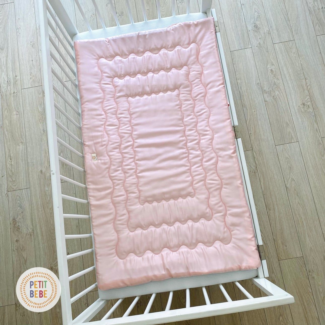  Tấm trải đa năng 75x160cm tencel 60s nệm có quai xách gấp gọn cho bé 