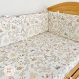  Bộ 4 tấm quây cũi cho bé PETIT BEBE vải muslin 