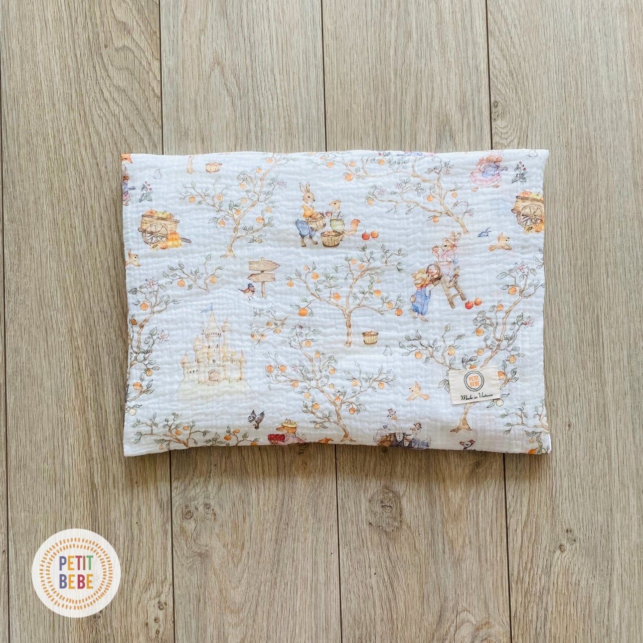  Gối mỏng Cổ Tích lót đầu sơ sinh 