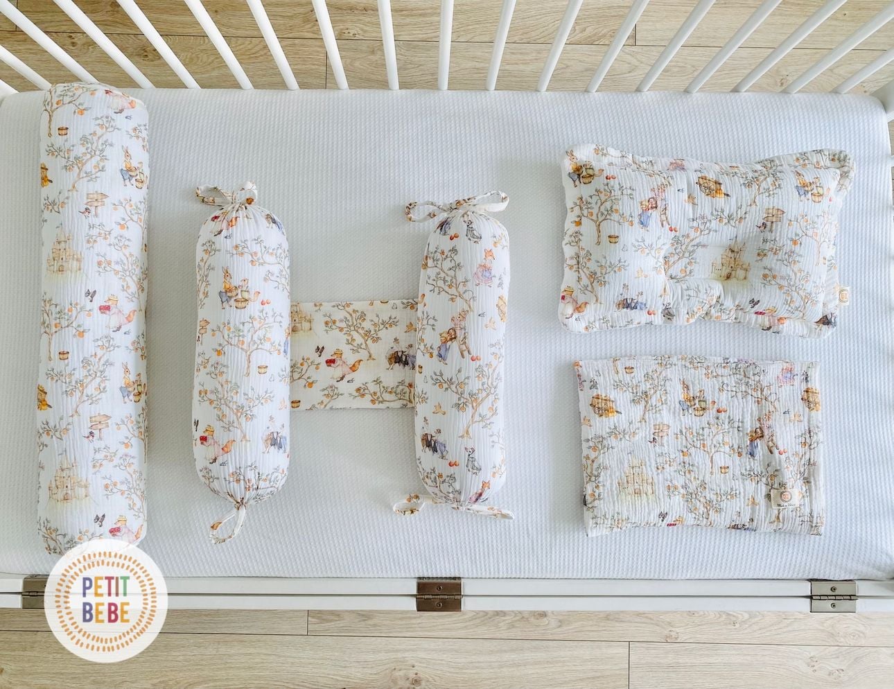  Gối ôm muslin Cổ Tích dài 60cm 