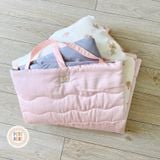  Set chăn gối đi học Petit Bebe 3 món Tấm lót | Gối nằm | Chăn hè 