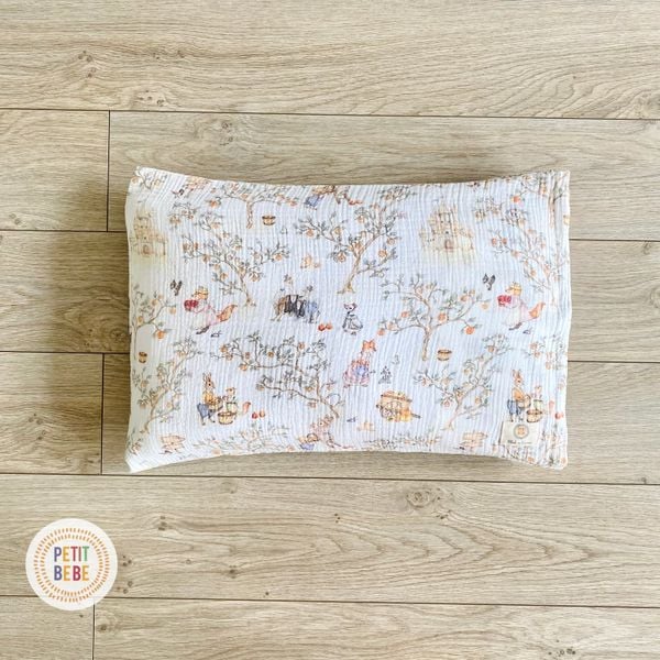  Gối nằm muslin Cổ Tích cho bé mẫu giáo tiểu học 