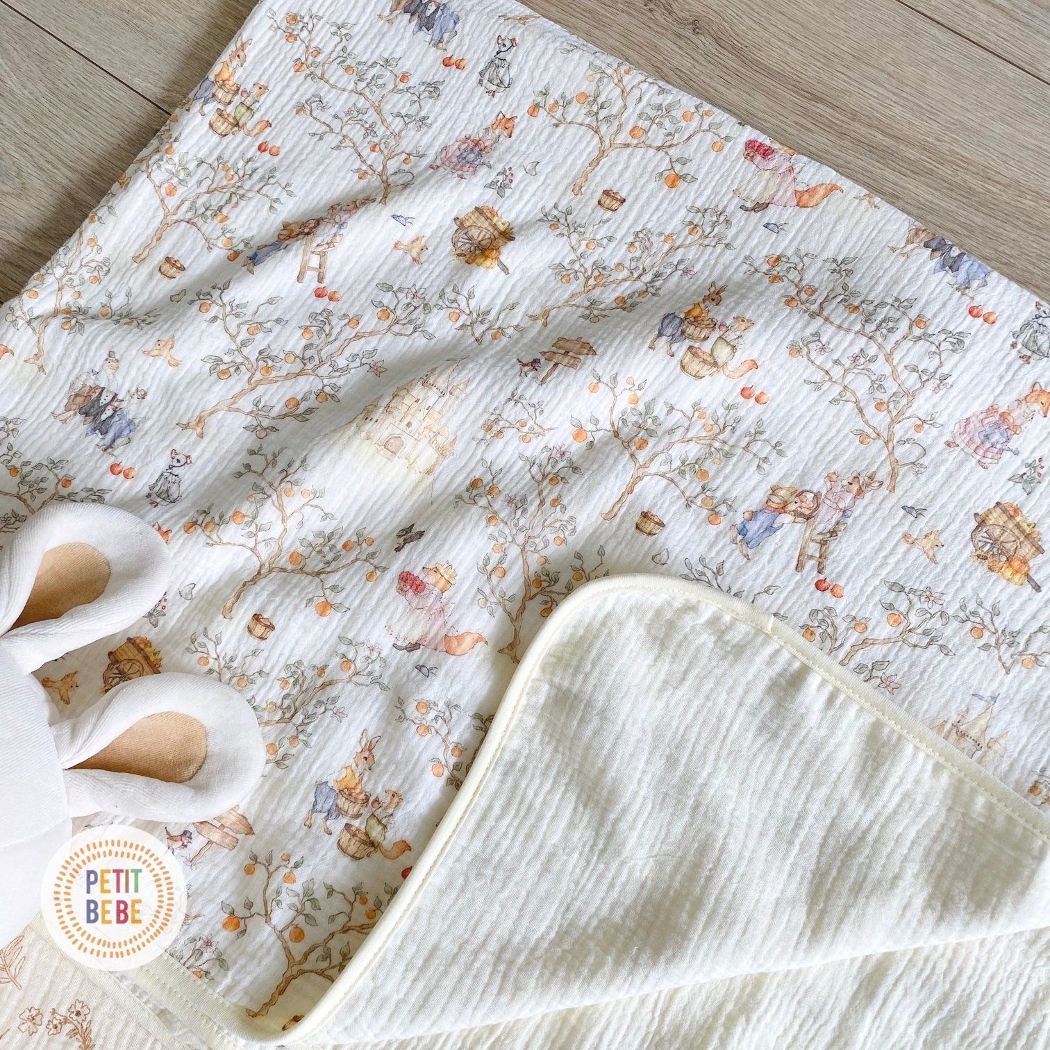  Chăn đa năng muslin 4 lớp nhiều họa tiết 