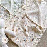  Chăn đa năng muslin 4 lớp nhiều họa tiết 